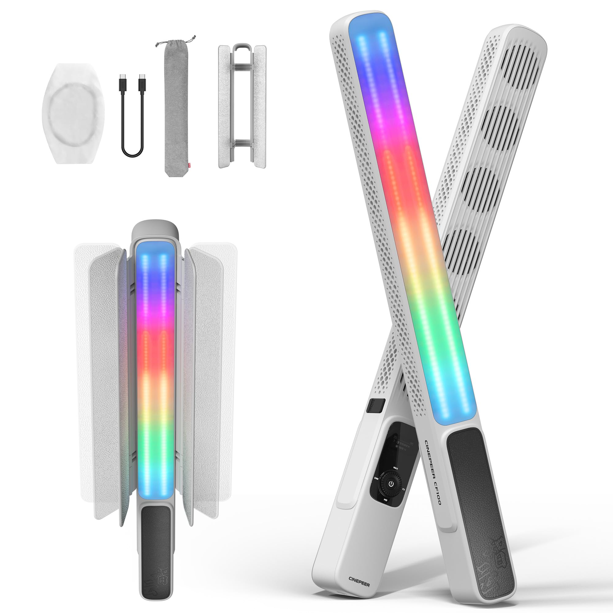 Lámpara Led De Vídeo Zhiyun Cinepeer Cf100 100w Rgb 2700k-6500k - Venta Internacional.