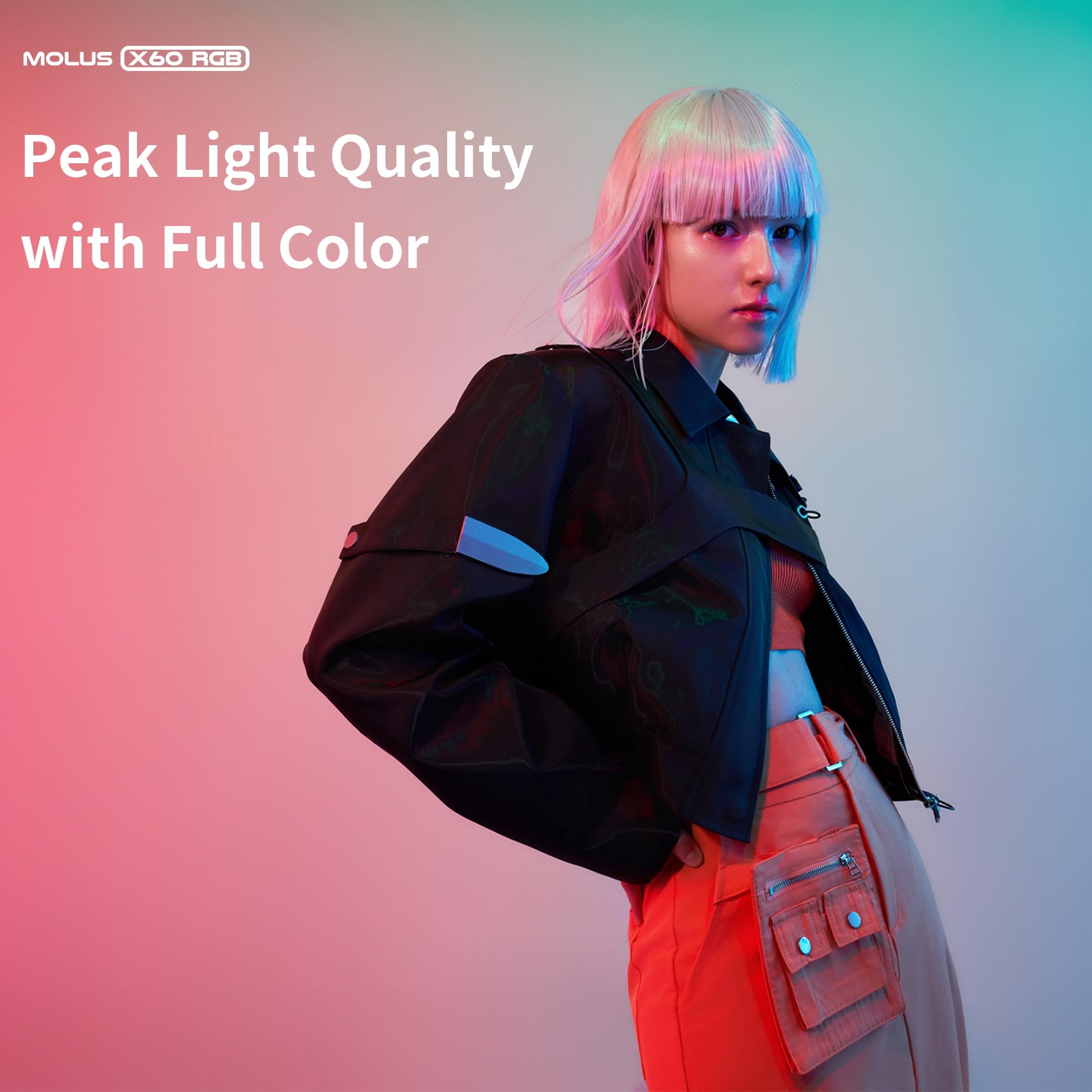 Foto 4 pulgar | Luz De Vídeo Led Zhiyun Molus X60 60w Rgb Con Control App - Venta Internacional.