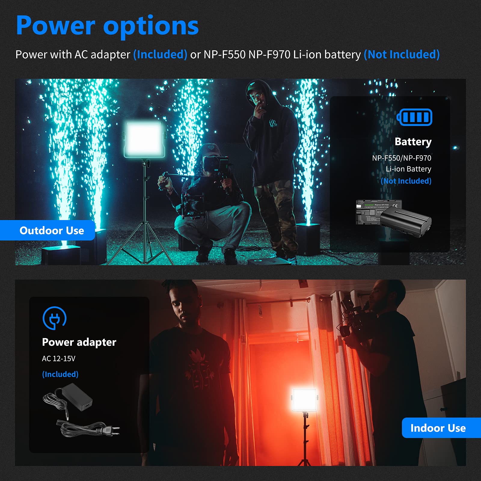 Foto 8 pulgar | Lámpara De Estudio Neewer 660 Pro Rgb Led 50 W Cri 97+ - Venta Internacional.