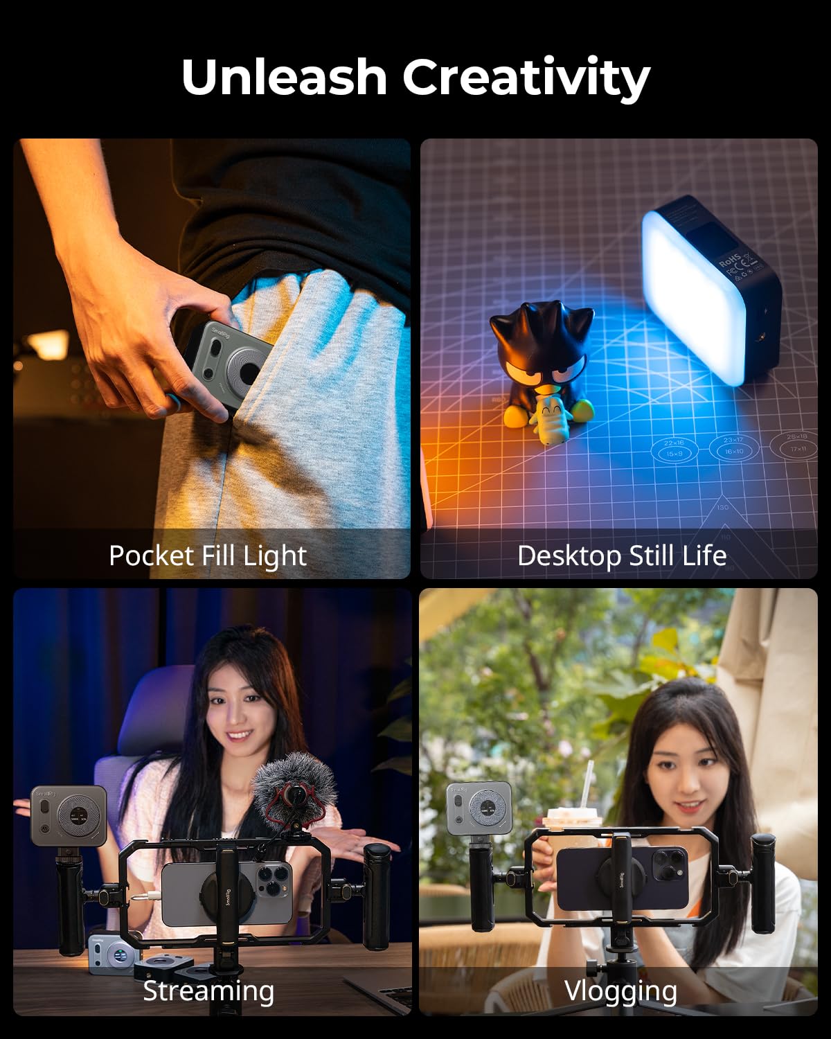 Foto 7 pulgar | Lámpara Led De Vídeo Smallrig Vibe P96 Pro Cri95+ 2500-6500k - Venta Internacional.