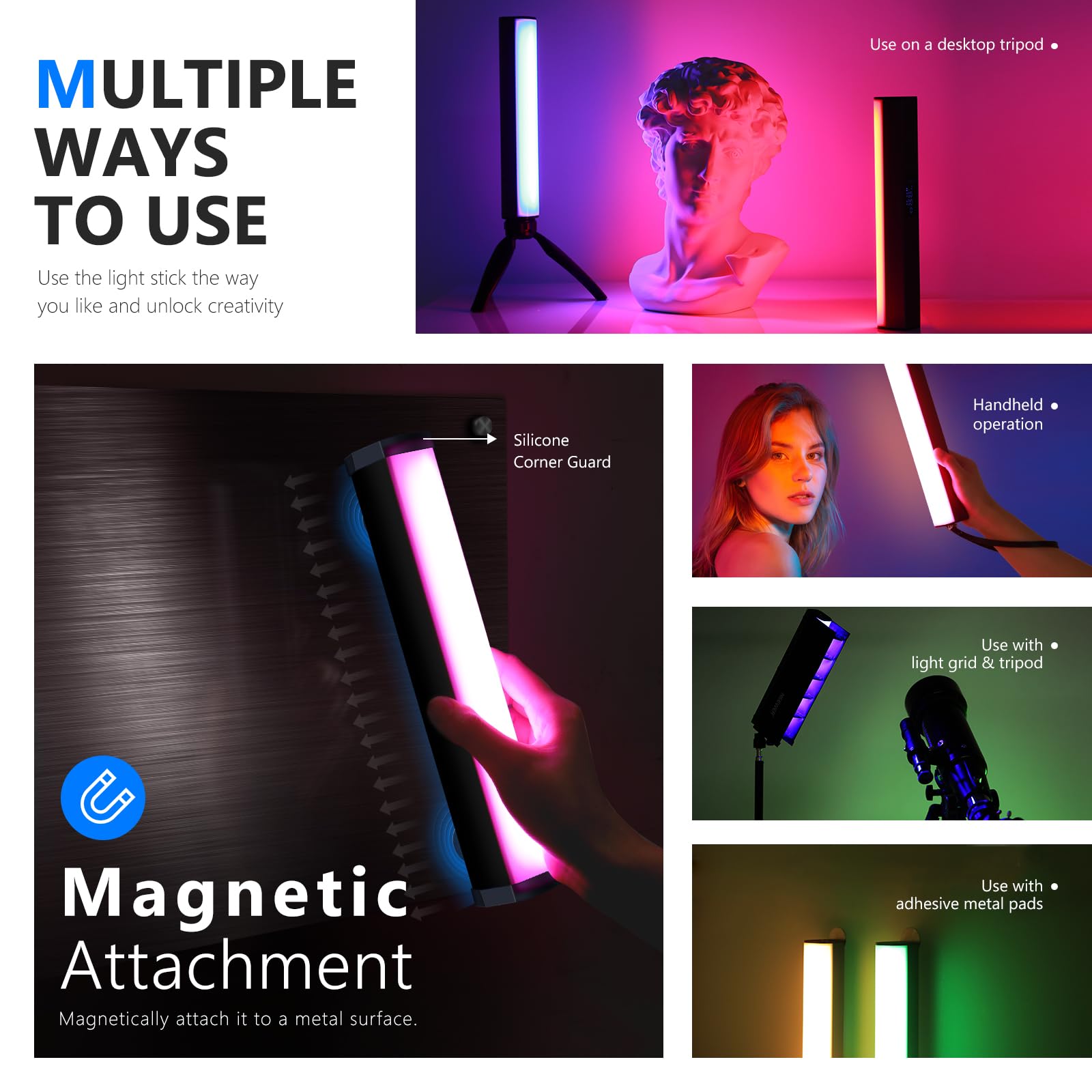 Foto 6 pulgar | Lámpara Led De Vídeo Neewer Rgb1 Con Batería De 6400 Mah - Venta Internacional.