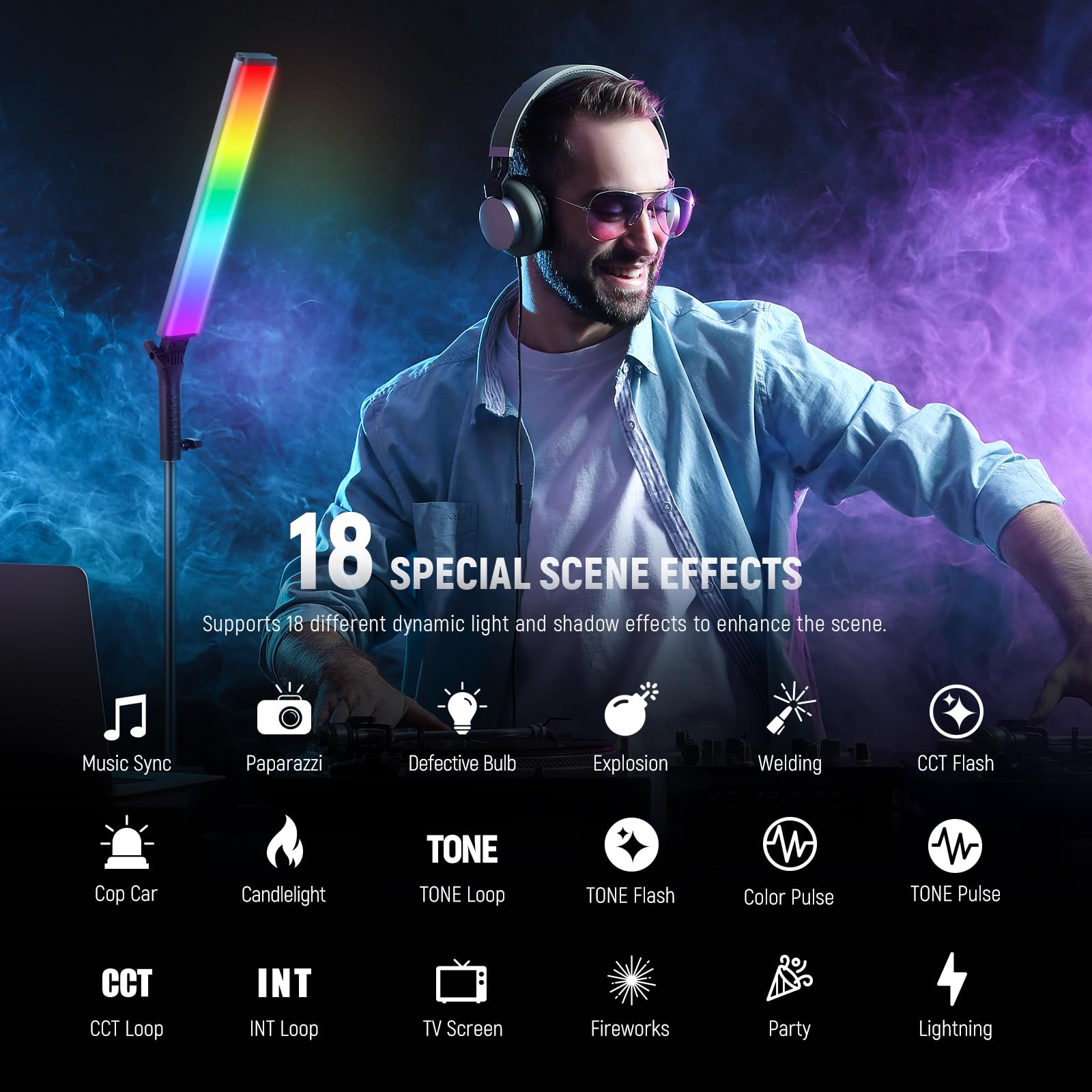 Foto 6 pulgar | Luz Rgb Y Más Reciente Rgbw H30s Táctil De 360° Mejorada - Venta Internacional.