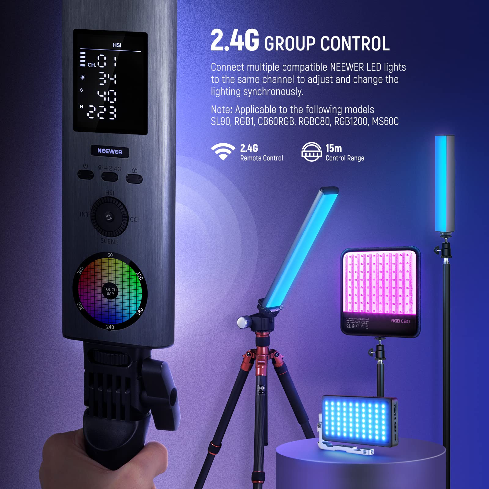 Foto 8 pulgar | Luz Rgb Y Más Reciente Rgbw H30s Táctil De 360° Mejorada - Venta Internacional.