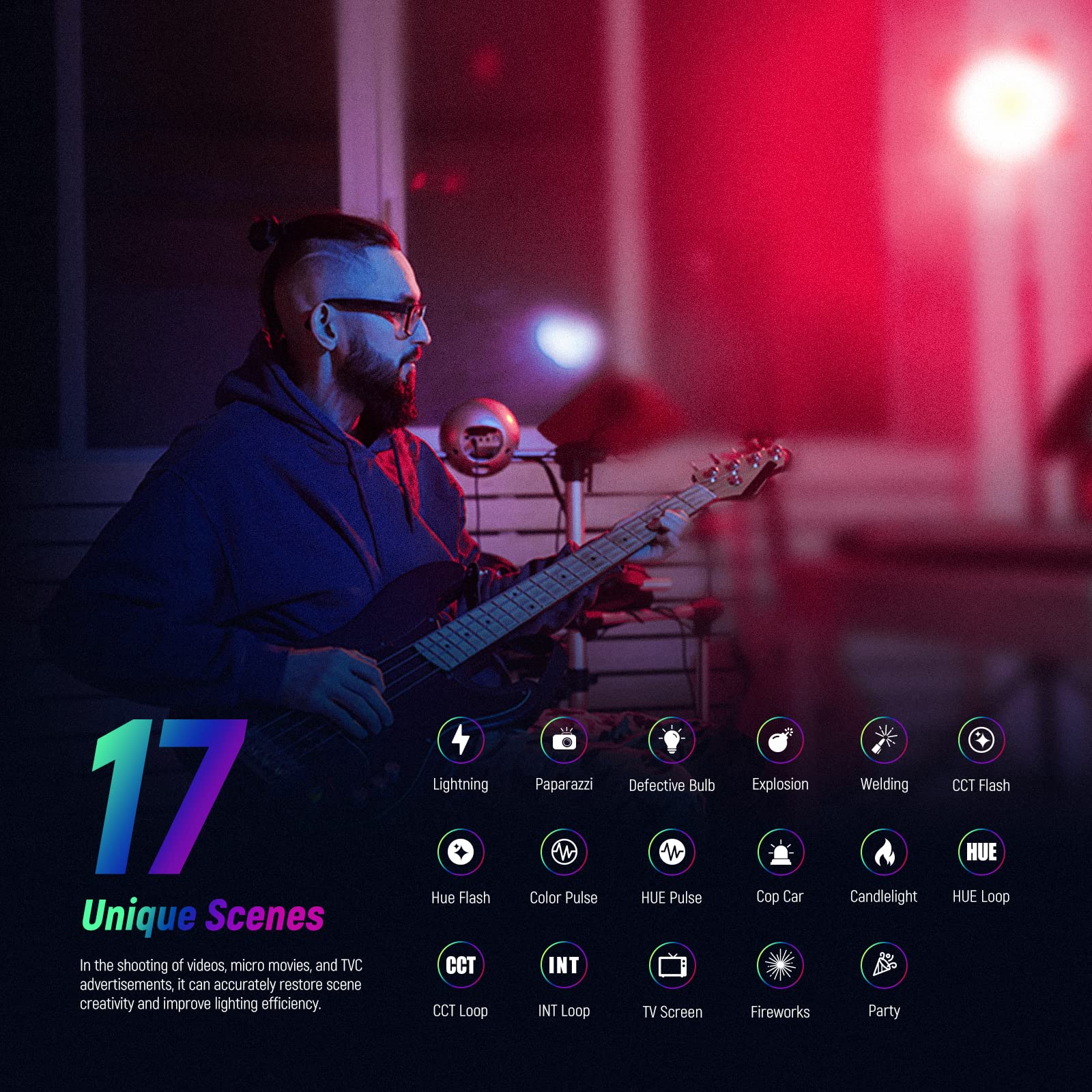 Foto 8 pulgar | Lámpara Led De Vídeo Neewer Cb60 Rgb De 70 W Con Control De Aplicaciones De 18000 Lux - Venta Internacional.