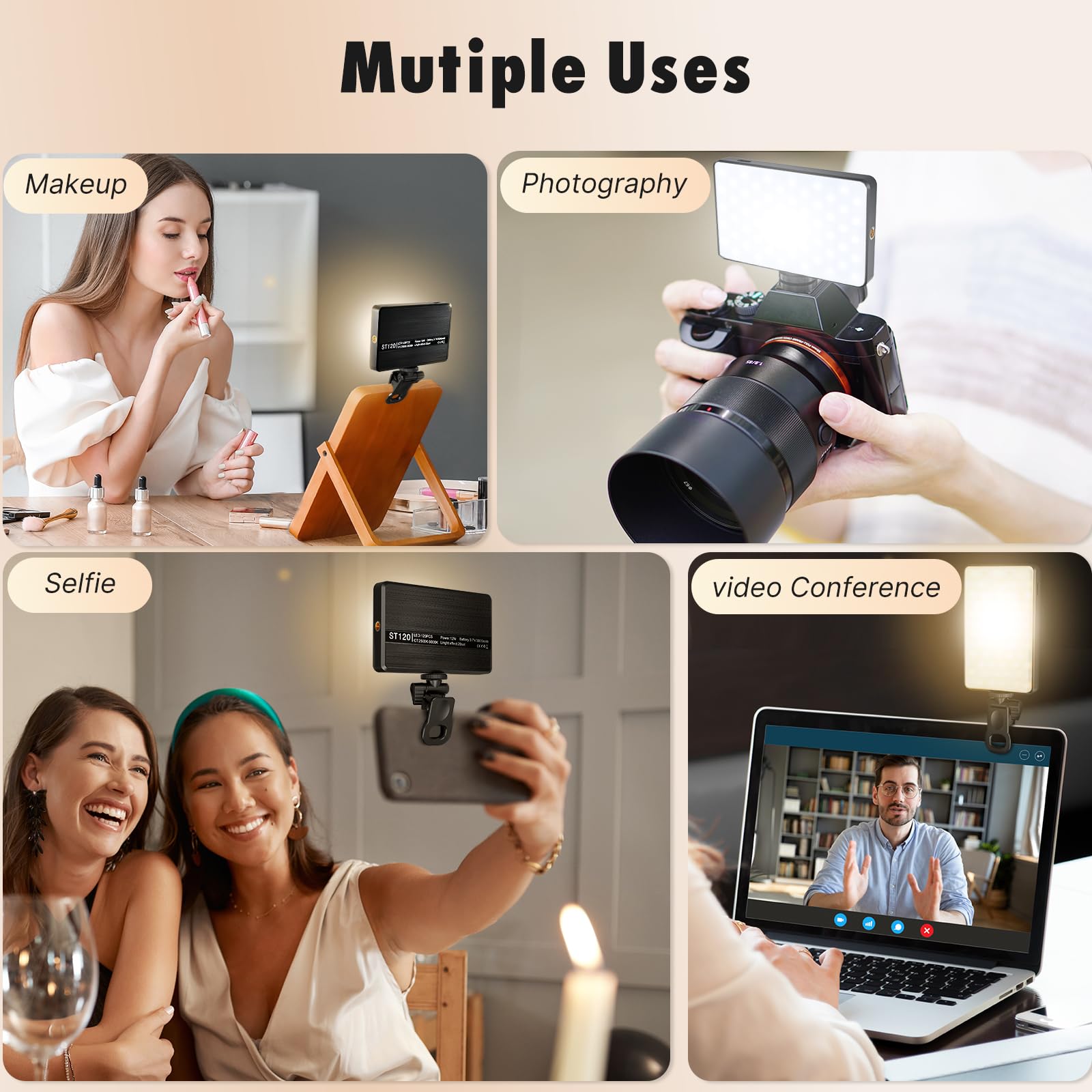 Foto 5 | Cables Selfie Light Ultra Clarity, 120 Led, 3000 Mah, Para Iphone - Venta Internacional.