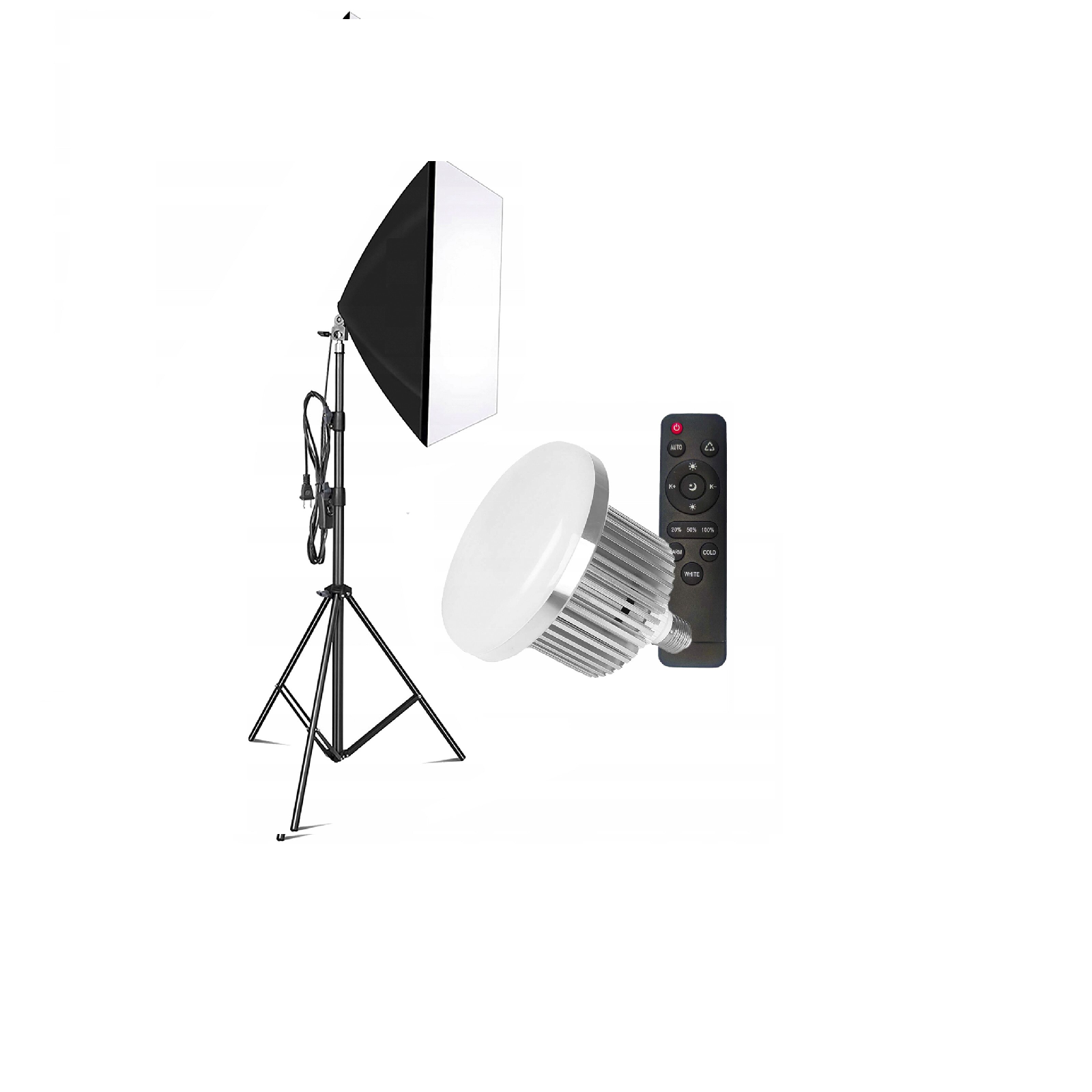 Foto 6 pulgar | Kit de Luces de Fotografía de Estudio Softbox 200 cm Negro