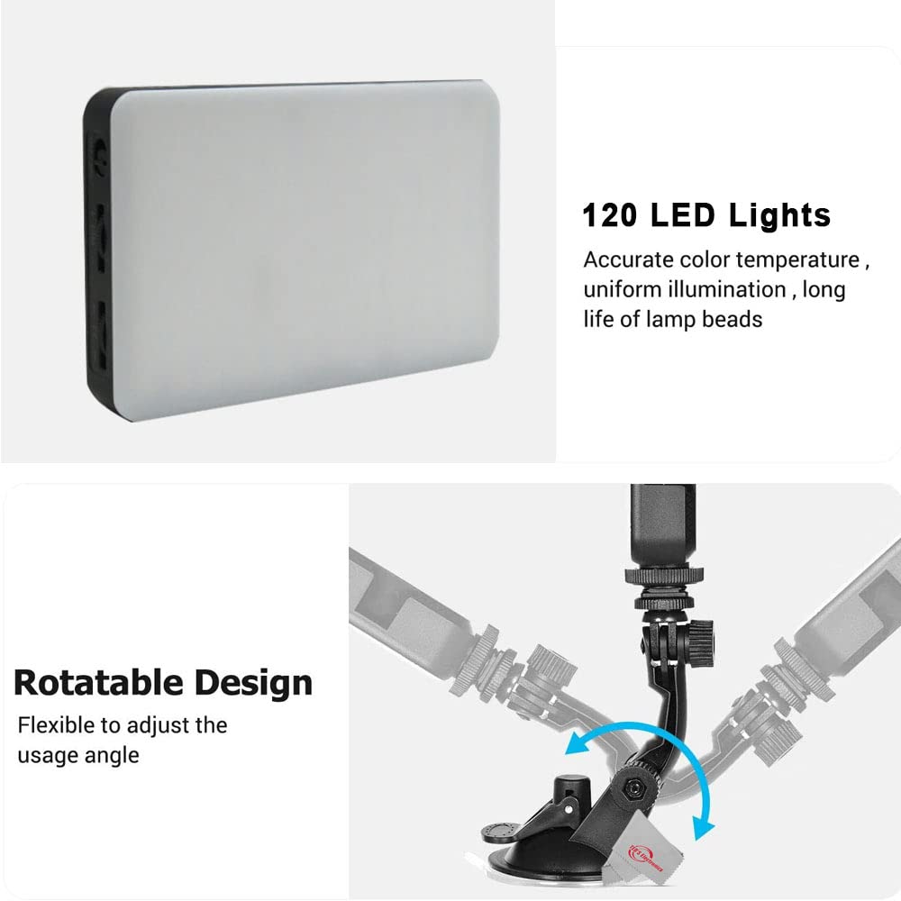 Foto 7 pulgar | Kit De Iluminación Para Videoconferencias Con Ventosa De 120 Led - Venta Internacional.