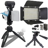 Kit De Iluminación Vidpro Led-330x Varicolor Con Sennheiser Mke 200 - Venta Internacional.