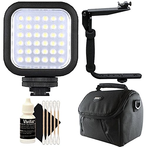 Foto 2 pulgar | Luz De Vídeo Led, Soporte Para Flash, Funda Y Kit De Limpieza De 3 Piezas - Venta Internacional.