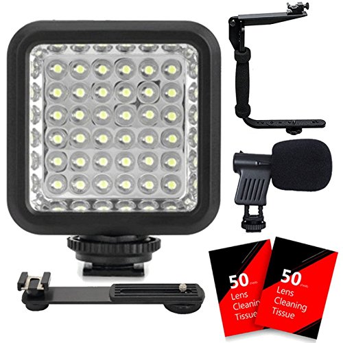 Kit De Iluminación Teds Electronics 36 Led Para Fotografía Y Vídeo Y Micrófono - Venta Internacional.