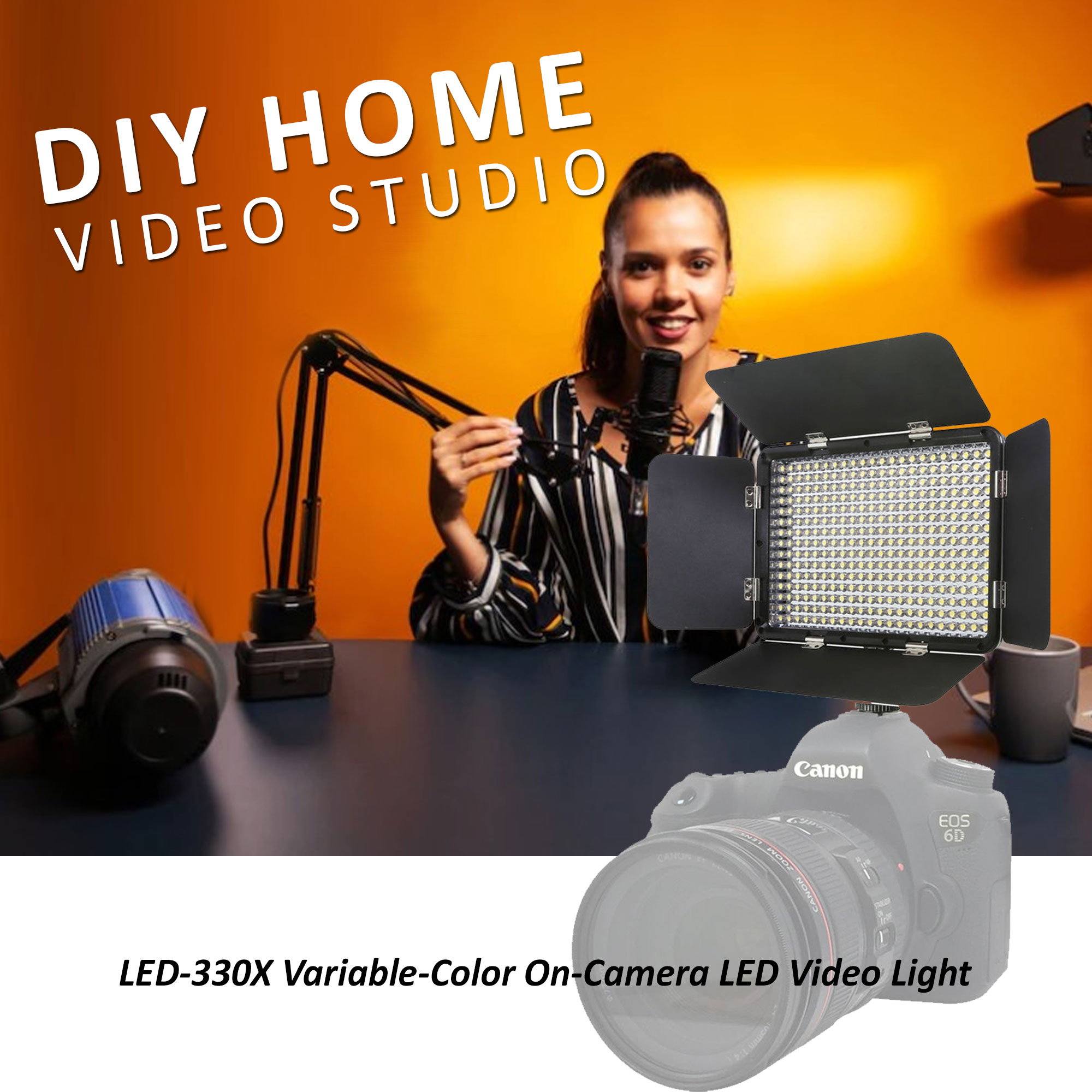 Foto 7 pulgar | Panel de Luz Led Vidpro Led-330x con Trípode X2 - Venta Internacional