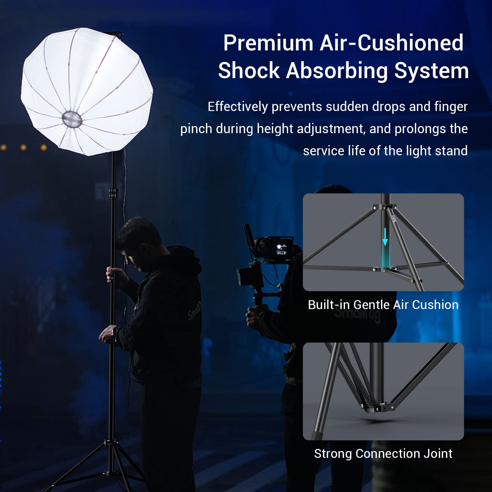 Foto 4 pulgar | Soporte De Luz Fotográfica Smallrig Ra-s280 Con Amortiguación Neumática De 280 Cm - Venta Internacional.