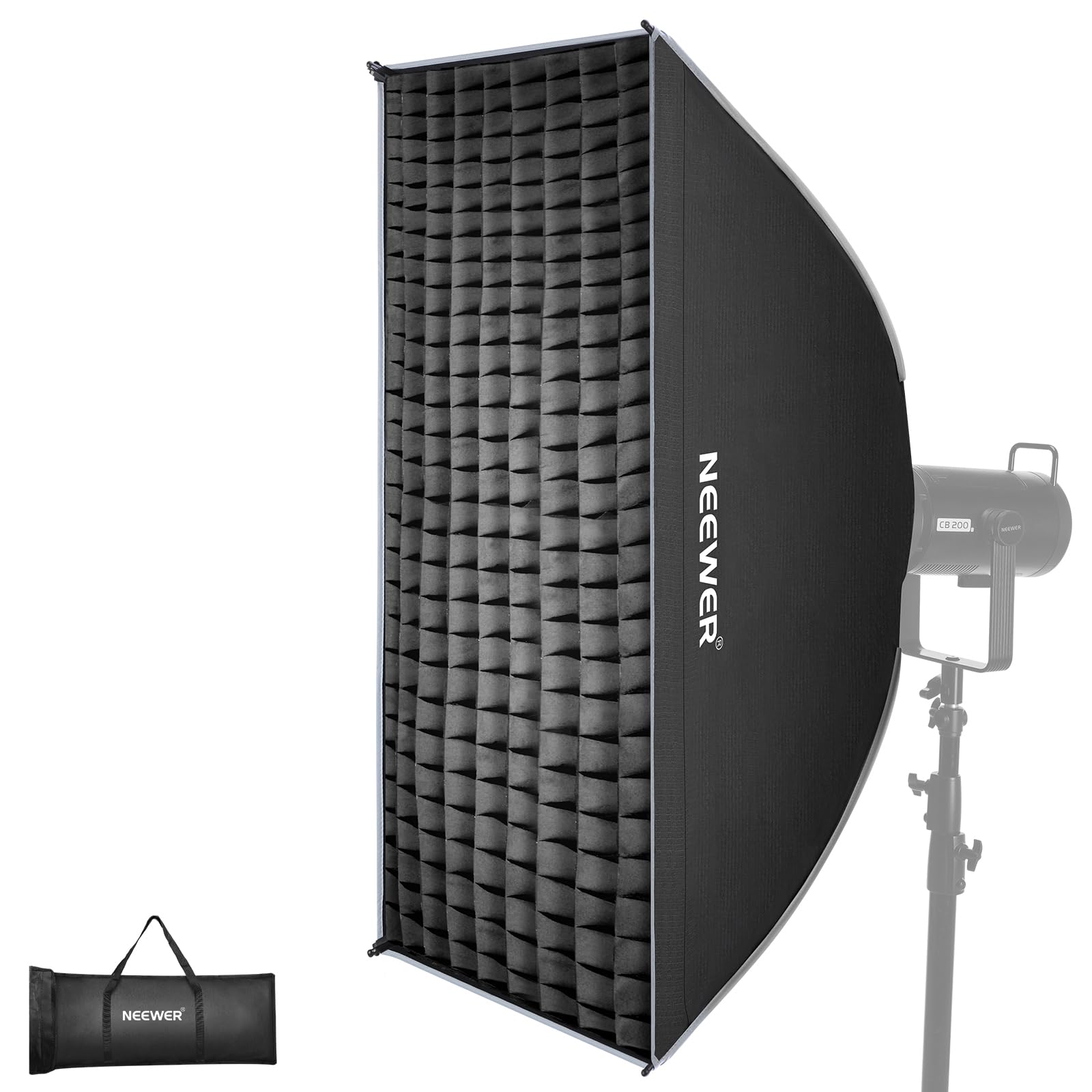 Softbox Newer Rectangular De 24 X 35 Cm Con Soporte Bowens Para Aputure - Venta Internacional.