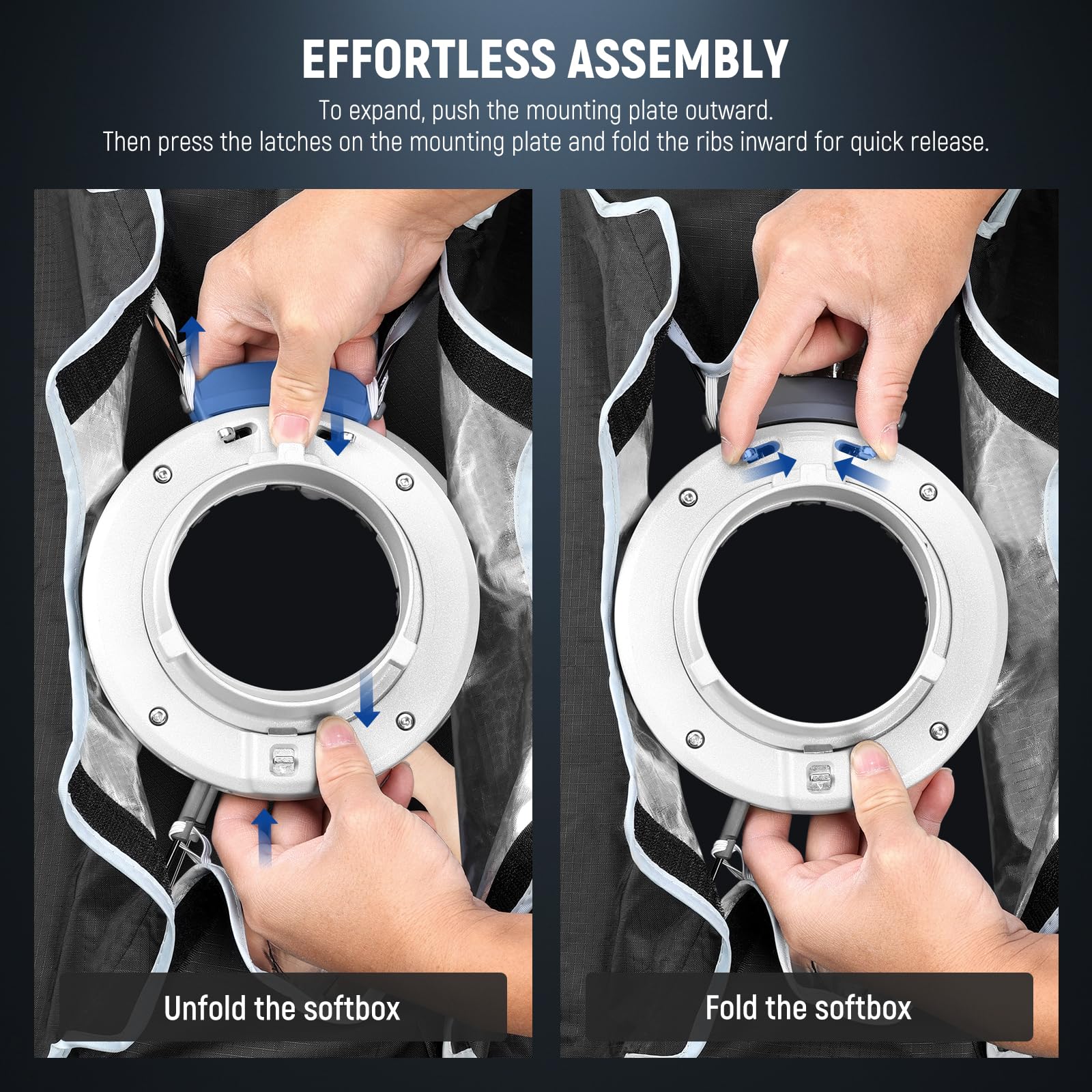 Foto 2 | Softbox Newer Rectangular De 24 X 35 Cm Con Soporte Bowens Para Aputure - Venta Internacional.