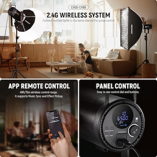 Foto 7 | Lámpara Led De Vídeo Neewer Cb300b, 320 W, Bicolor, 2700 K-6500 K - Venta Internacional.