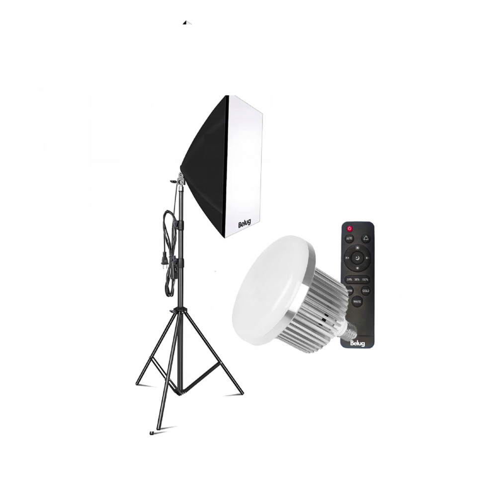 Foto 6 pulgar | Kit De Luces De Fotografía De Estudio Softbox 200cm Belug,  Negro