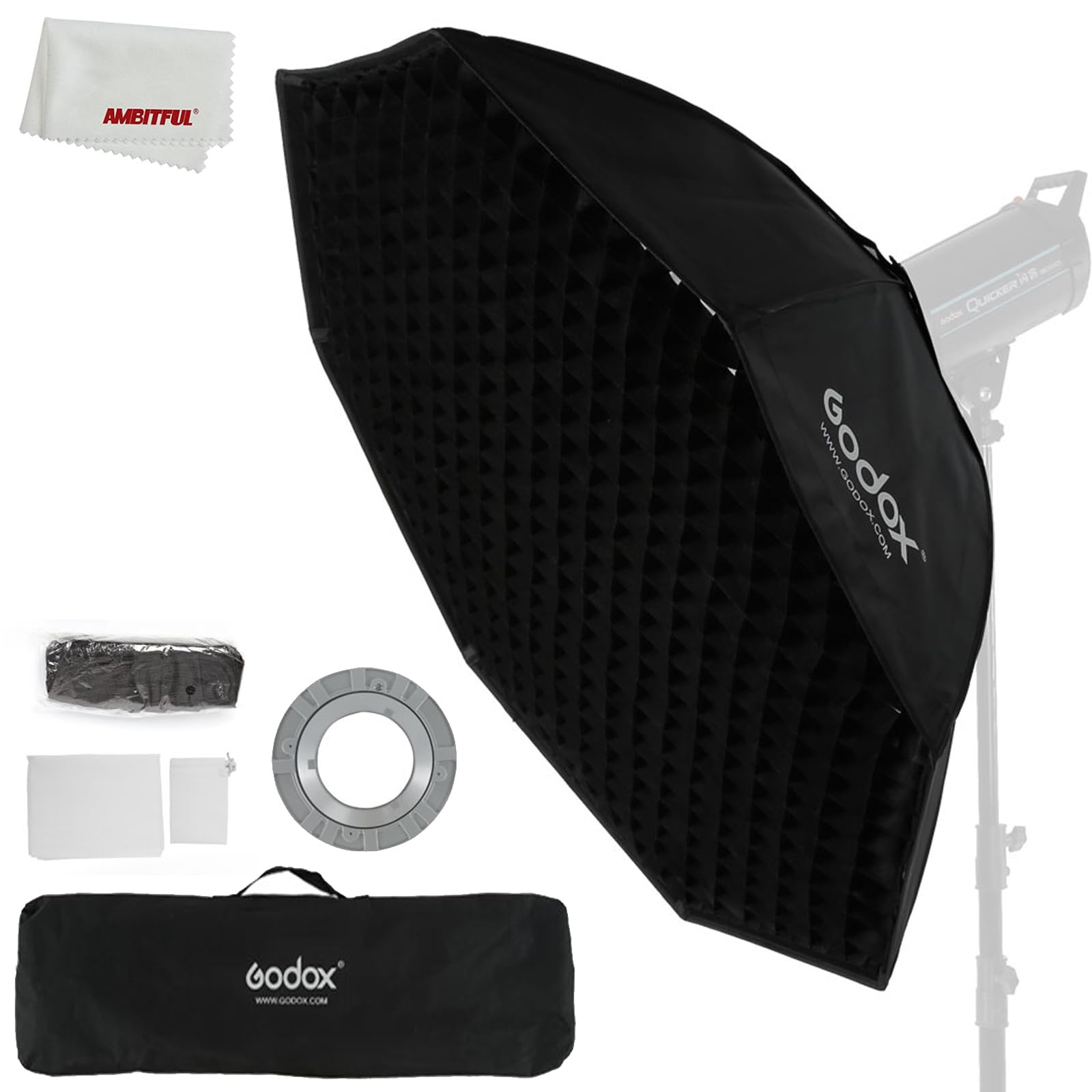 Foto 2 pulgar | Softbox Godox Fw120 Strip Softbox De 120 Cm Con Rejilla En Forma De Panal - Venta Internacional.