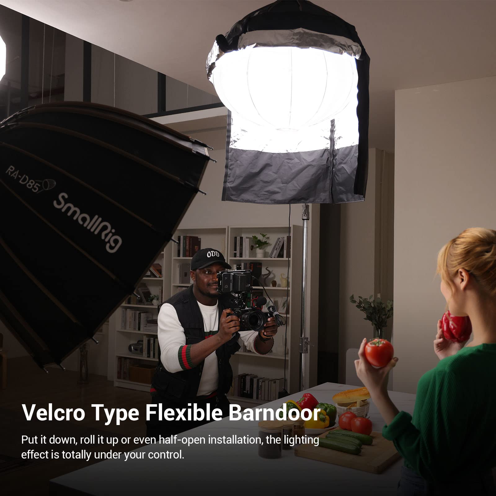Foto 4 pulgar | Farol Softbox Smallrig De Liberación Rápida, Un Escalón Con Puerta Tipo Granero - Venta Internacional.