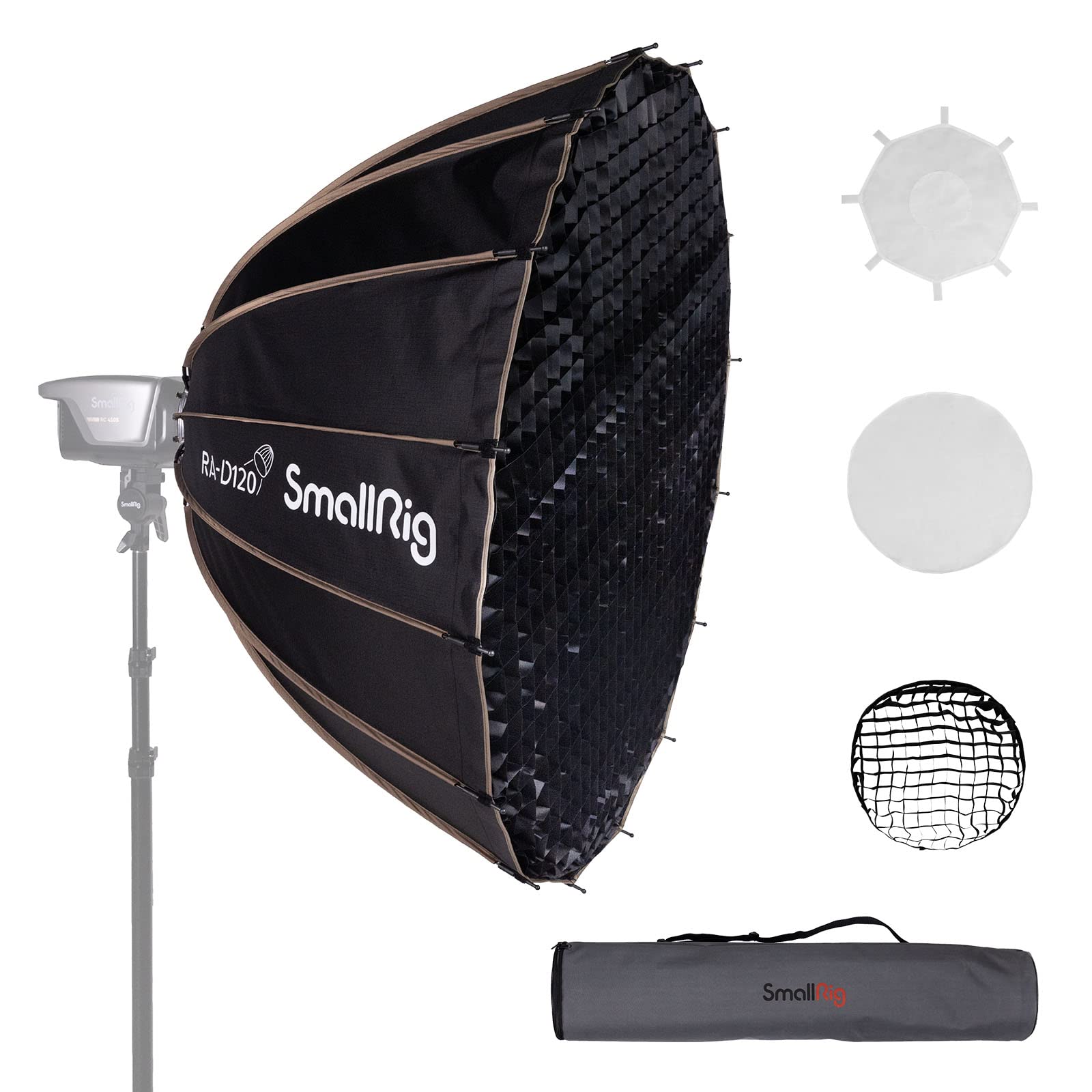 Softbox Parabólico Smallrig Quick Release Para Soporte Bowens - Venta Internacional.