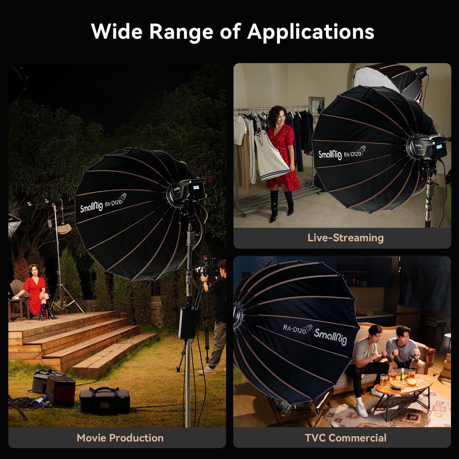 Foto 5 pulgar | Softbox Parabólico Smallrig Quick Release Para Soporte Bowens - Venta Internacional.