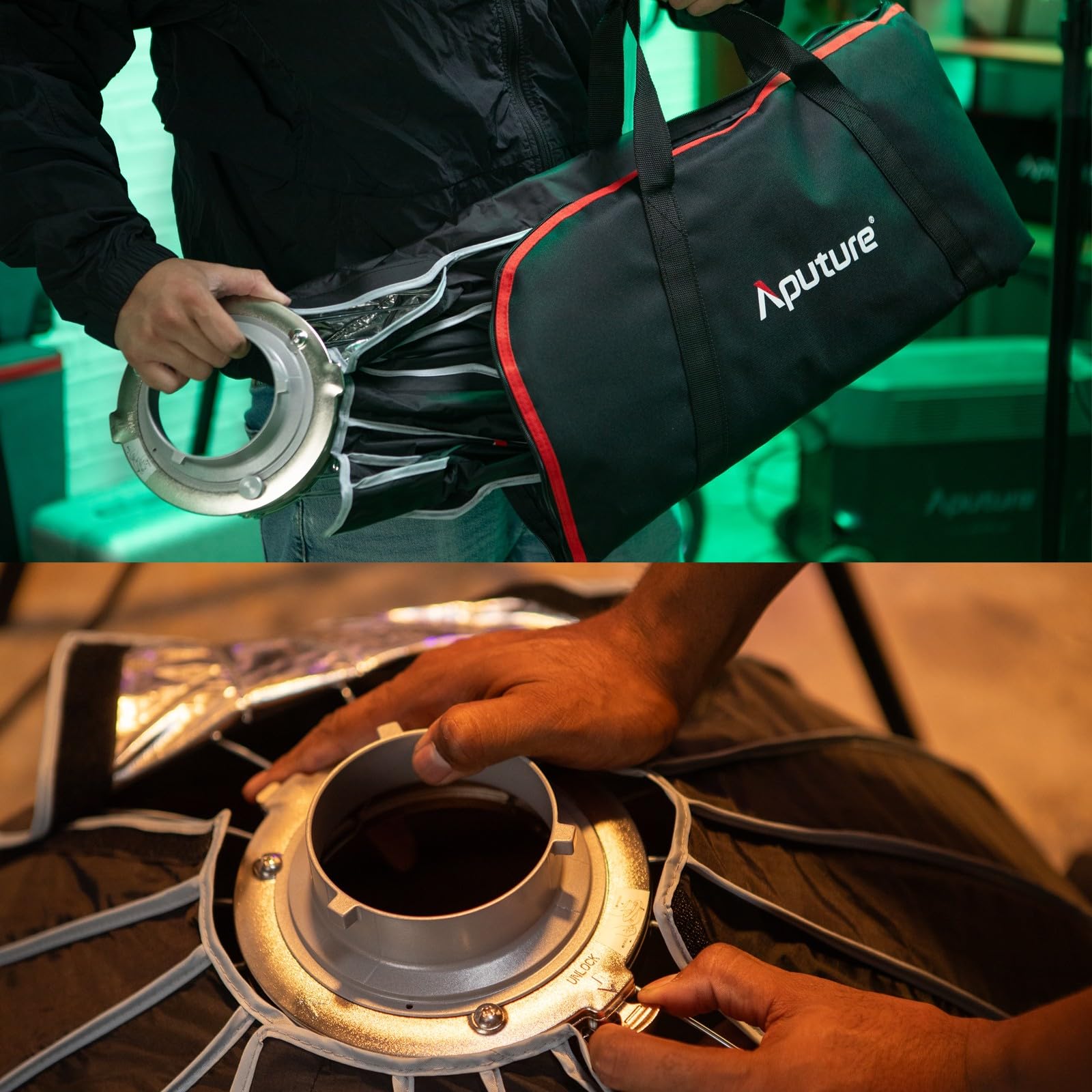 Foto 6 | Soporte Bowens Softbox Aputure Light Dome Mini Iii De Octágono Profundo - Venta Internacional.