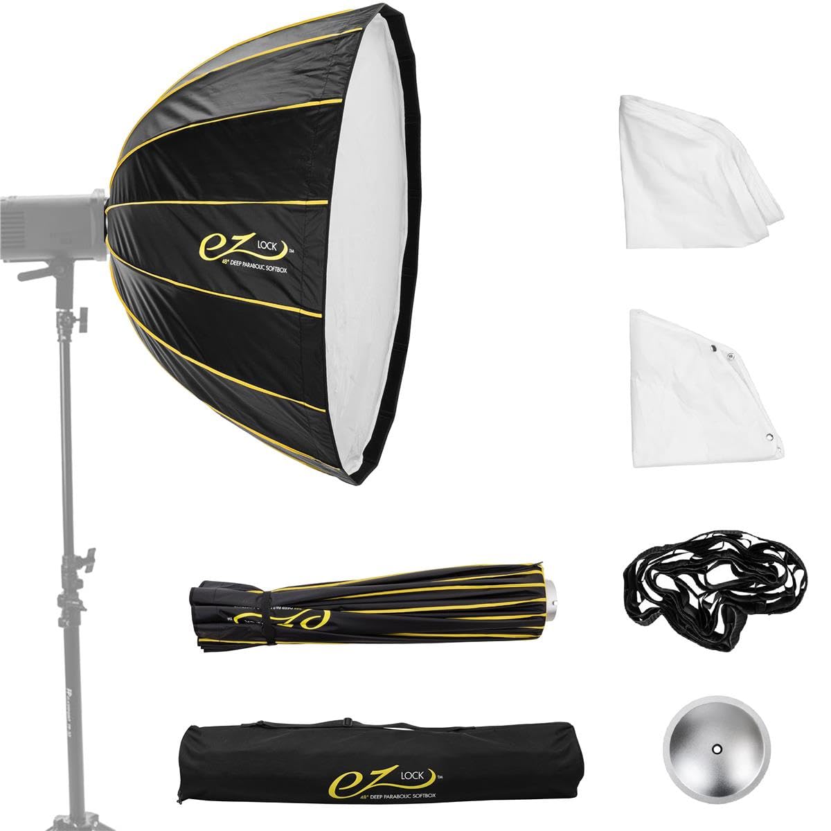 Foto 2 pulgar | Softbox Glow Ez Lock 48 Deep Parabolic Quick Con Accesorios - Venta Internacional.