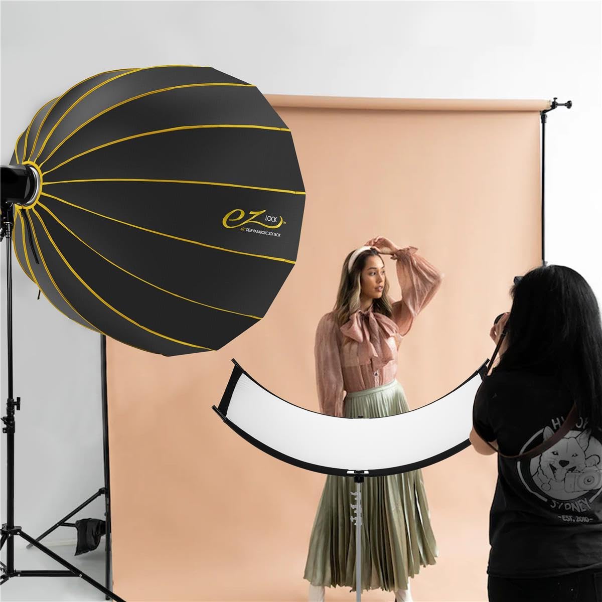 Foto 3 pulgar | Softbox Glow Ez Lock 48 Deep Parabolic Quick Para Bowens - Venta Internacional.