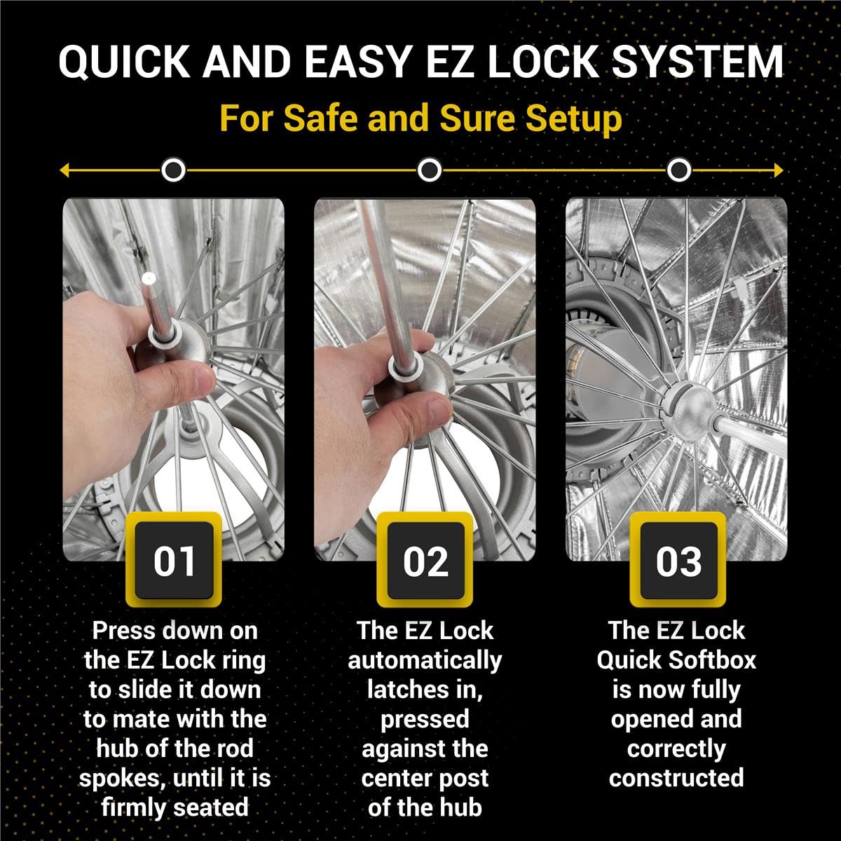 Foto 5 pulgar | Softbox Glow Ez Lock 48 Deep Parabolic Quick Para Bowens - Venta Internacional.