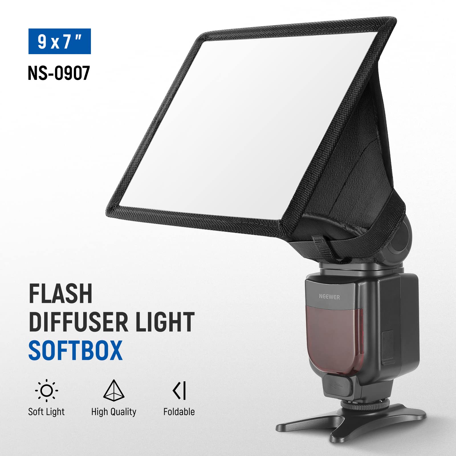 Foto 2 | Difusor De Flash Softbox Neewer 9 X 7 Cm Para Canon Nikon Sony - Venta Internacional.