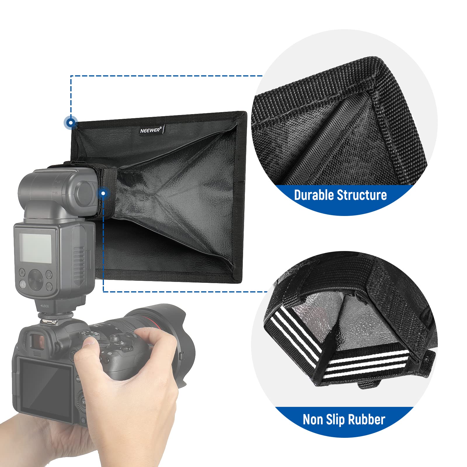 Foto 7 pulgar | Difusor De Flash Softbox Neewer 9 X 7 Cm Para Canon Nikon Sony - Venta Internacional.