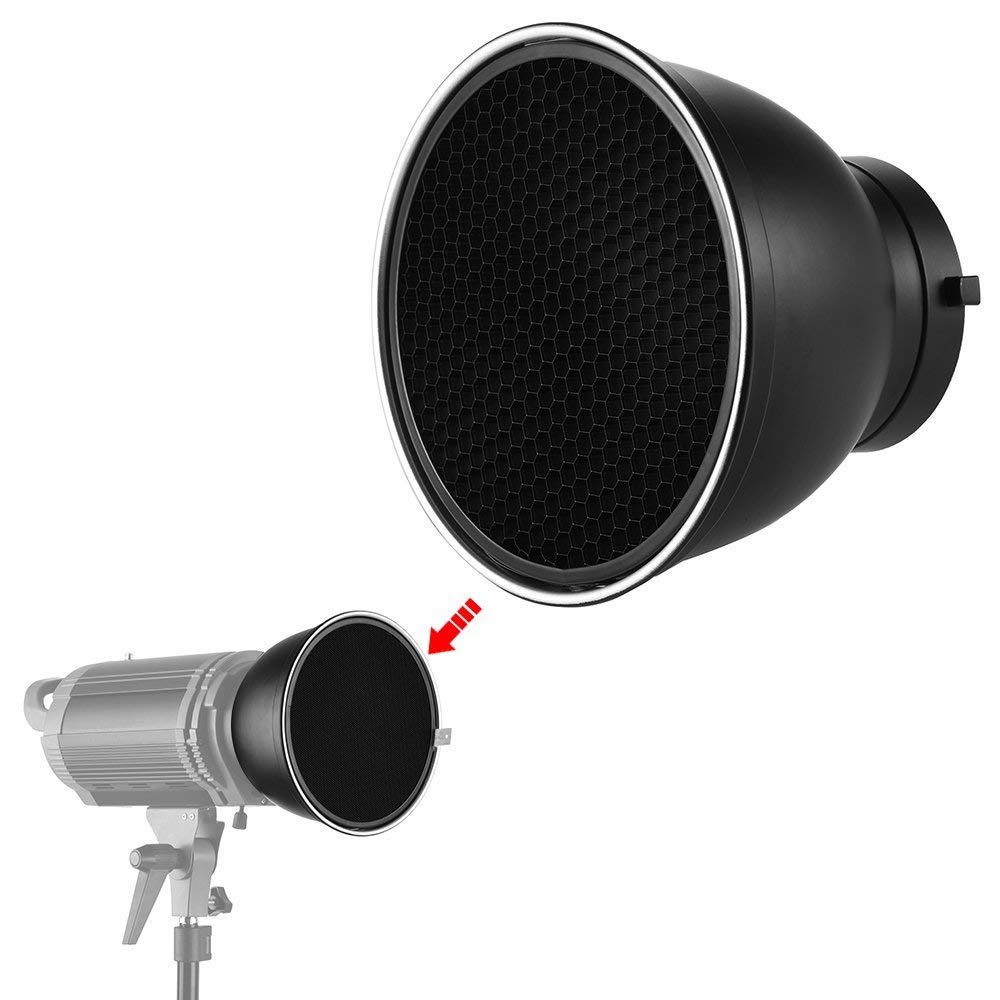 Foto 4 | Reflector Estándar Andoer 7 De Lamp Shade Para Montaje Bowens - Venta Internacional.