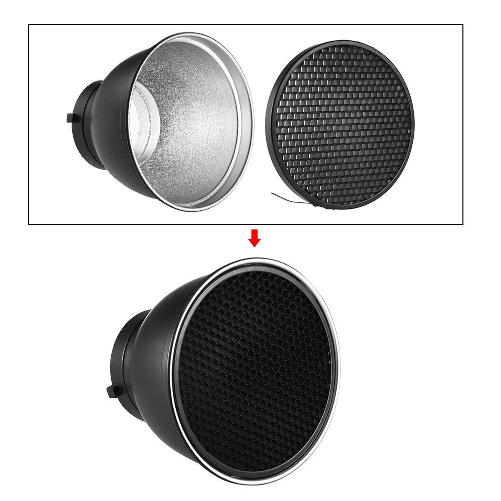 Foto 5 | Reflector Estándar Andoer 7 De Lamp Shade Para Montaje Bowens - Venta Internacional.