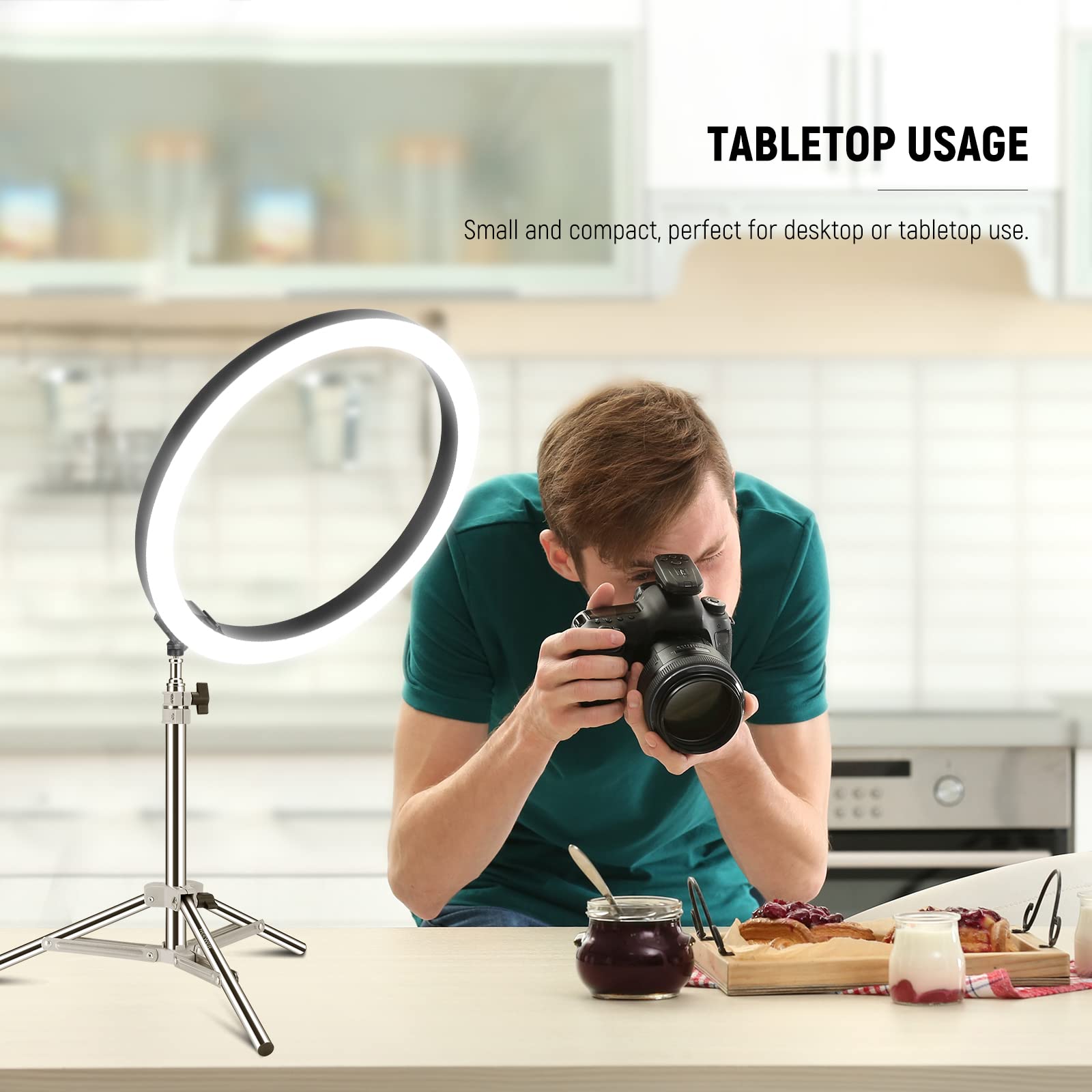 Foto 6 pulgar | Soporte De Luz Para Fotografía Neewer St-50ss 35-50 Cm De Acero Inoxidable - Venta Internacional.