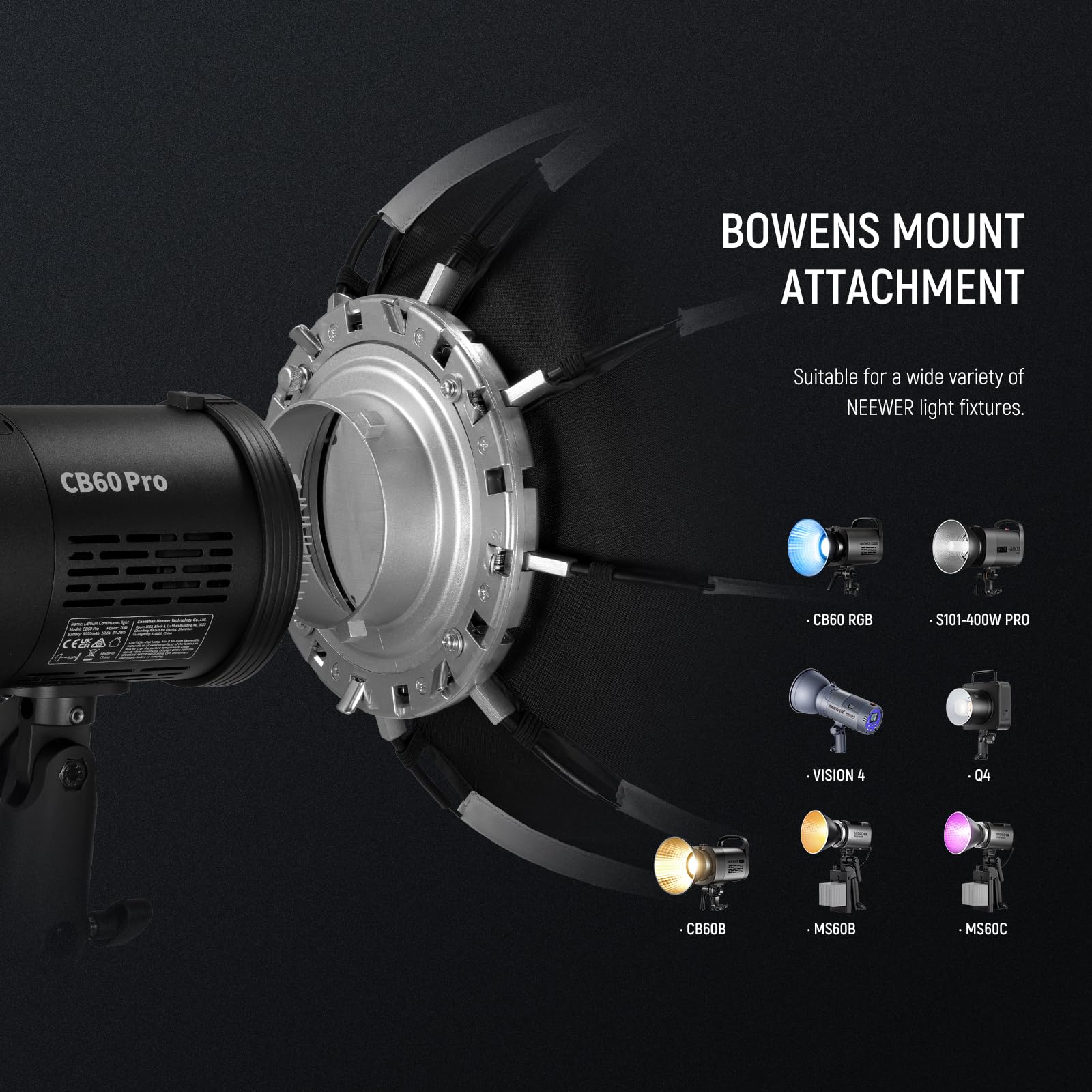 Foto 6 | Soporte Bowens Octogonal Softbox Neewer Ns1p De 45 Cm Para Iluminación De Estudio - Venta Internacional.