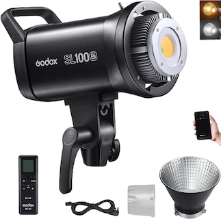 Foto 1 | Lámpara De Vídeo Led Godox Sl100bi De 100 W Bicolor Con Mando A Distancia - Venta Internacional.