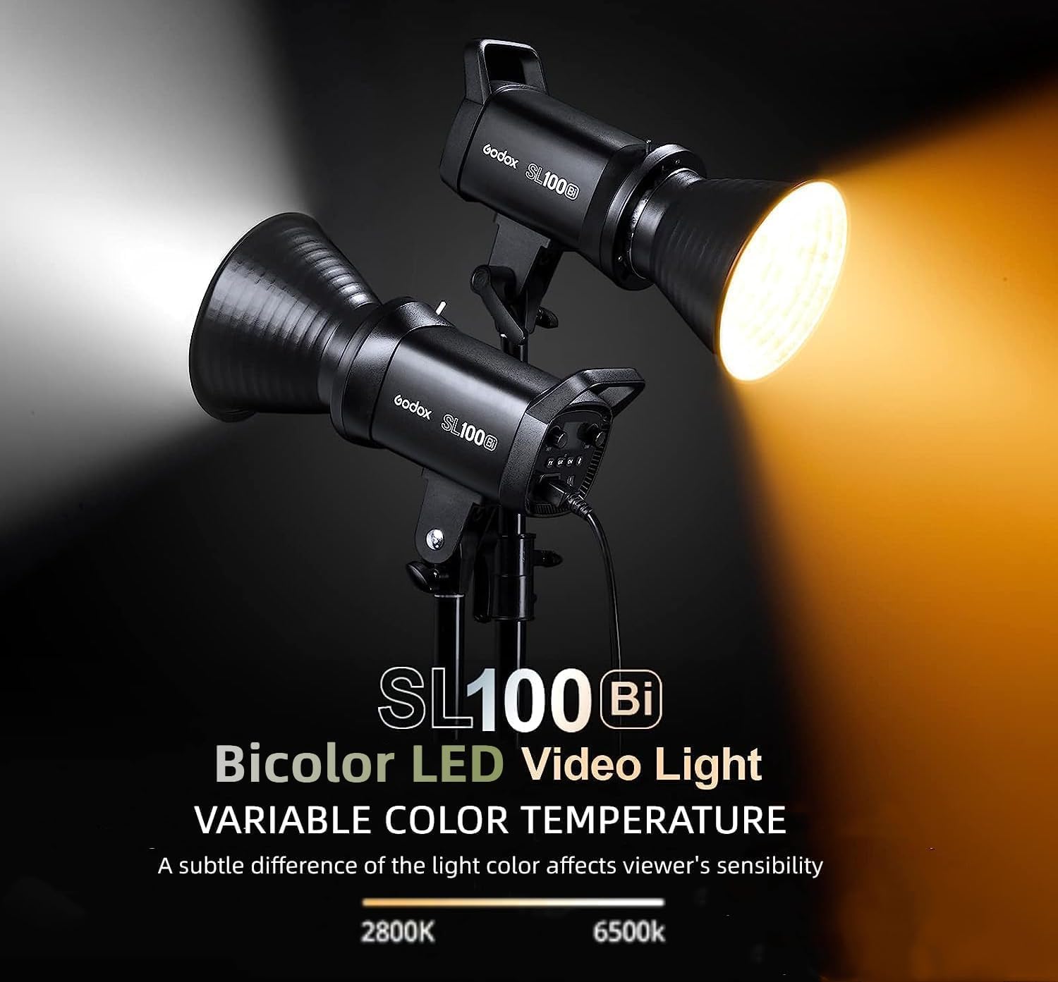 Foto 4 pulgar | Lámpara De Vídeo Led Godox Sl100bi De 100 W Bicolor Con Mando A Distancia - Venta Internacional.