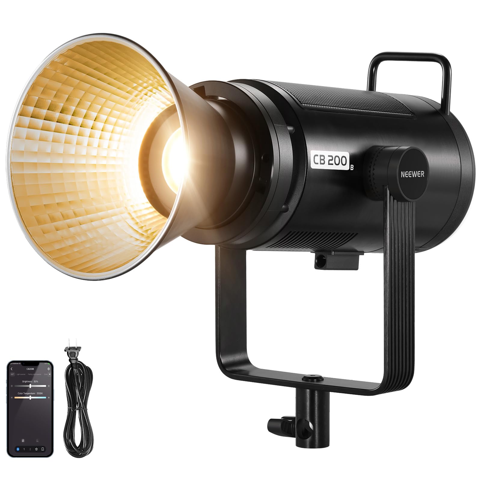 Foto 2 pulgar | Lámpara Led De Vídeo Neewer Cb200b 210w 9000lux 2700k-6500k - Venta Internacional.