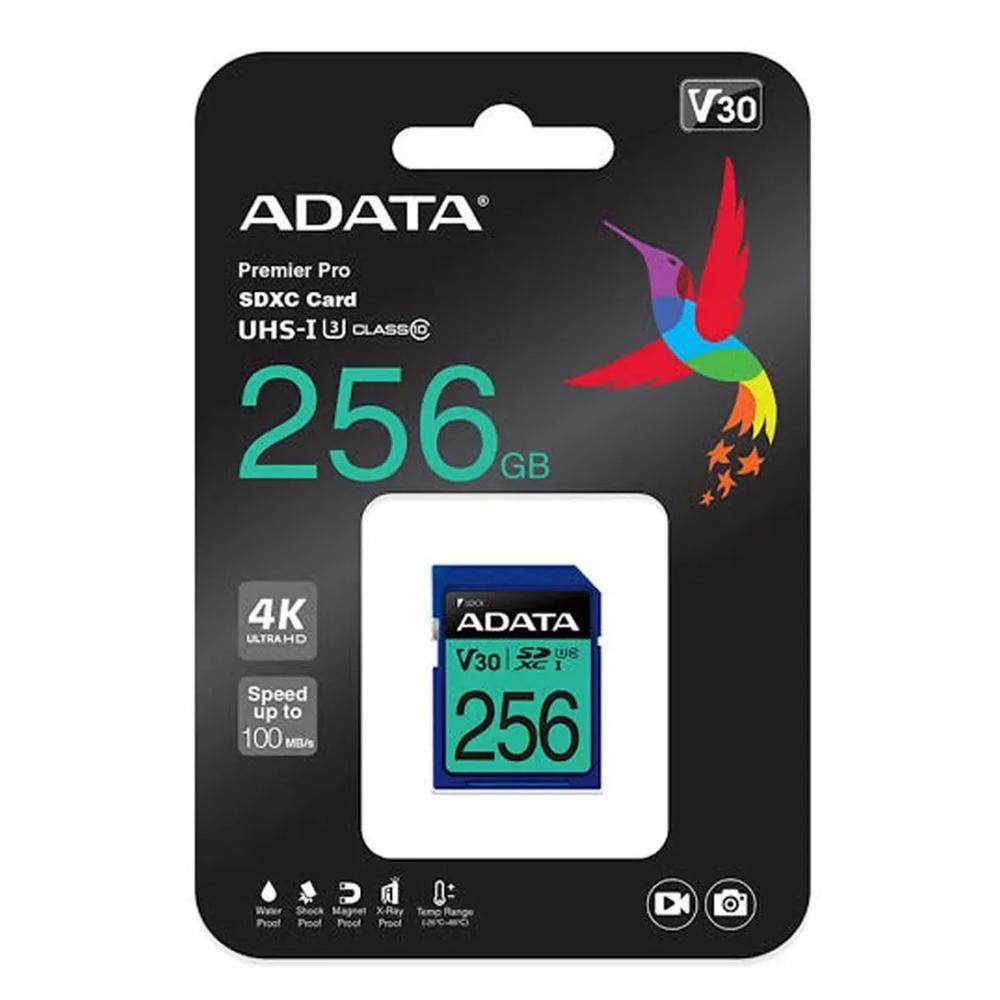 Foto 3 pulgar | Memoria SD 256gb Adata Clase 10 V30 Video Ultra HD 4k