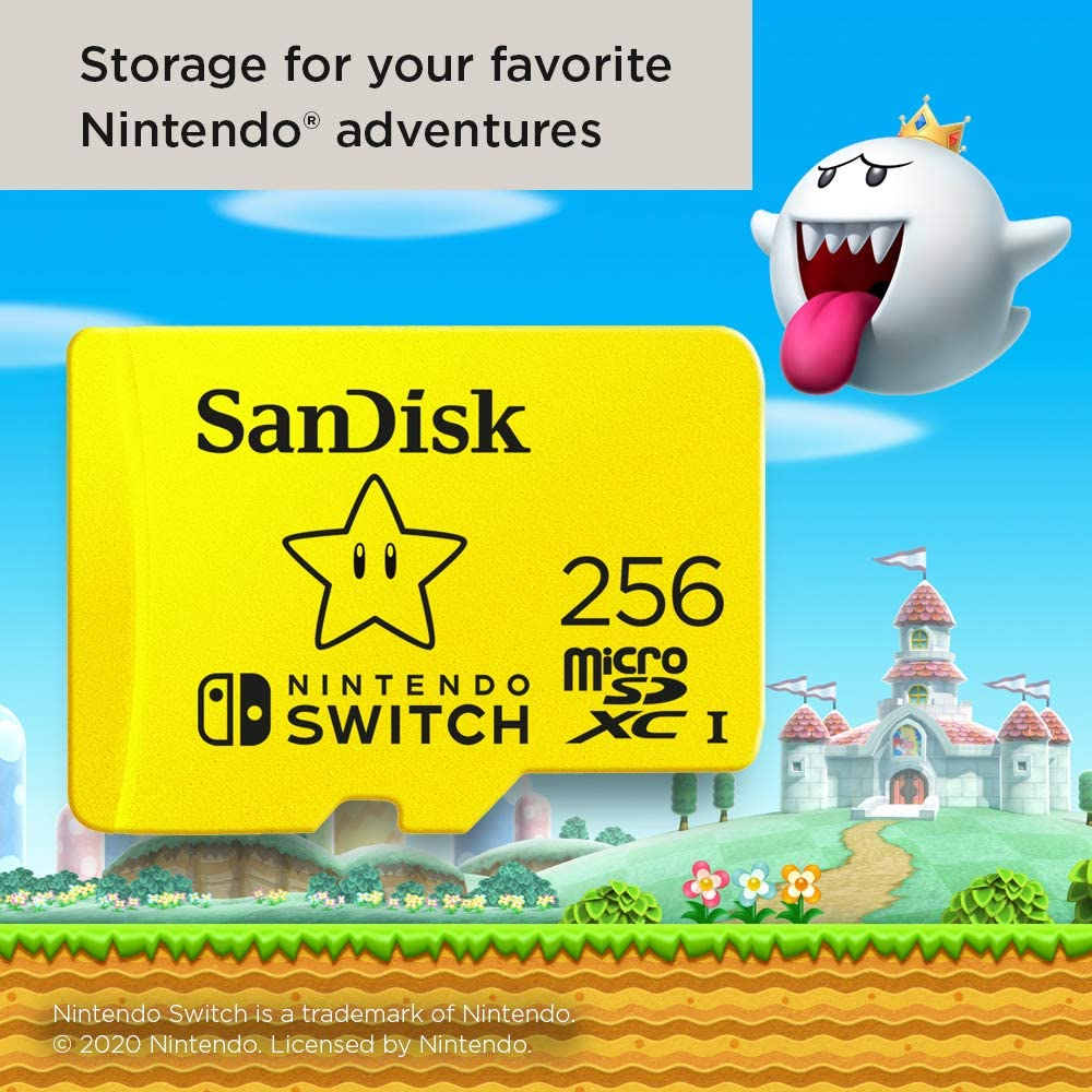 Foto 5 pulgar | Venta Internacional - Tarjeta Microsdxc Uhs-i para Nintendo con Capacidad 256gb