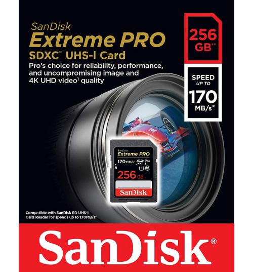 Foto 3 pulgar | Venta Internacional - Tarjeta de Memoria Sandisk Extreme Pro 256gb Sdxc Hasta 170mb/s