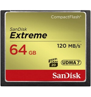 Foto 1 | Venta Internacional - Tarjeta Compactflash Sandisk 64gb Extreme 120mb/s Clase 10 Sdcfxsb-064g-g46