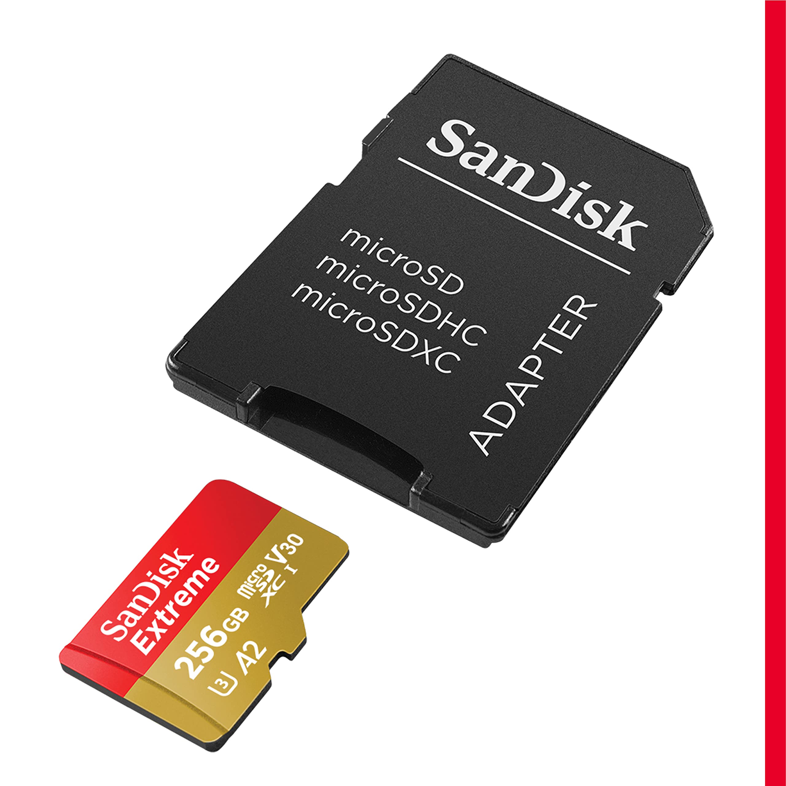 Foto 4 pulgar | Venta Internacional- Tarjeta De Memoria Sandisk Extreme Microsdxc Uhs-i De 256 Gb Con Adaptador