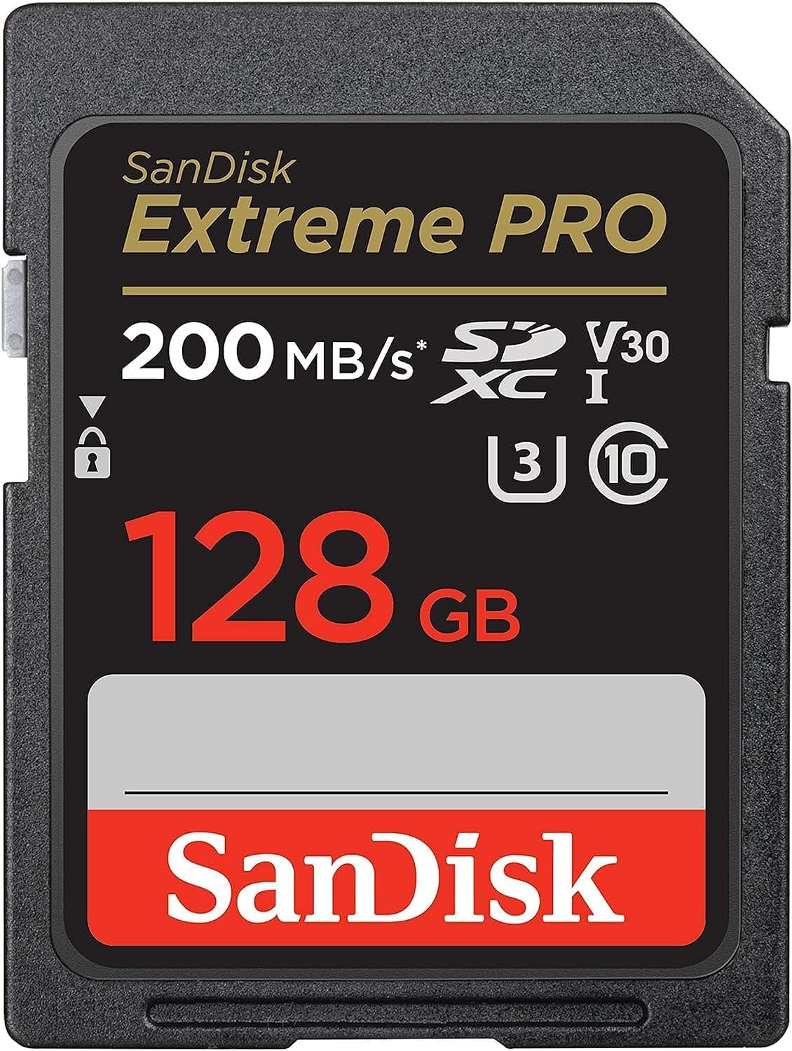 Tarjeta De Memoria Sandisk Extreme Pro Sdxc 128gb Uhs-i C10 V30 4k - Venta Internacional