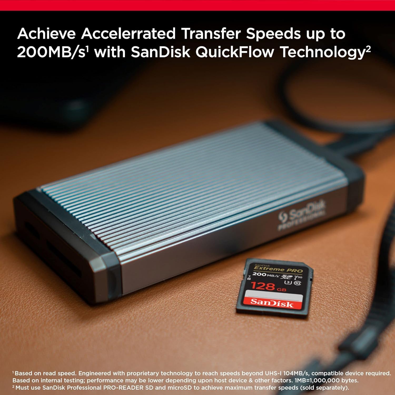 Foto 2 | Tarjeta De Memoria Sandisk Extreme Pro Sdxc 128gb Uhs-i C10 V30 4k - Venta Internacional