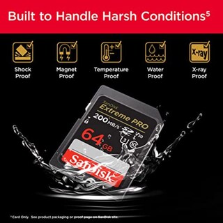 Foto 5 | Tarjeta de Memoria Sandisk Extreme Pro Sdxc 64gb Uhs-i C10 U3 V30 - Venta Internacional
