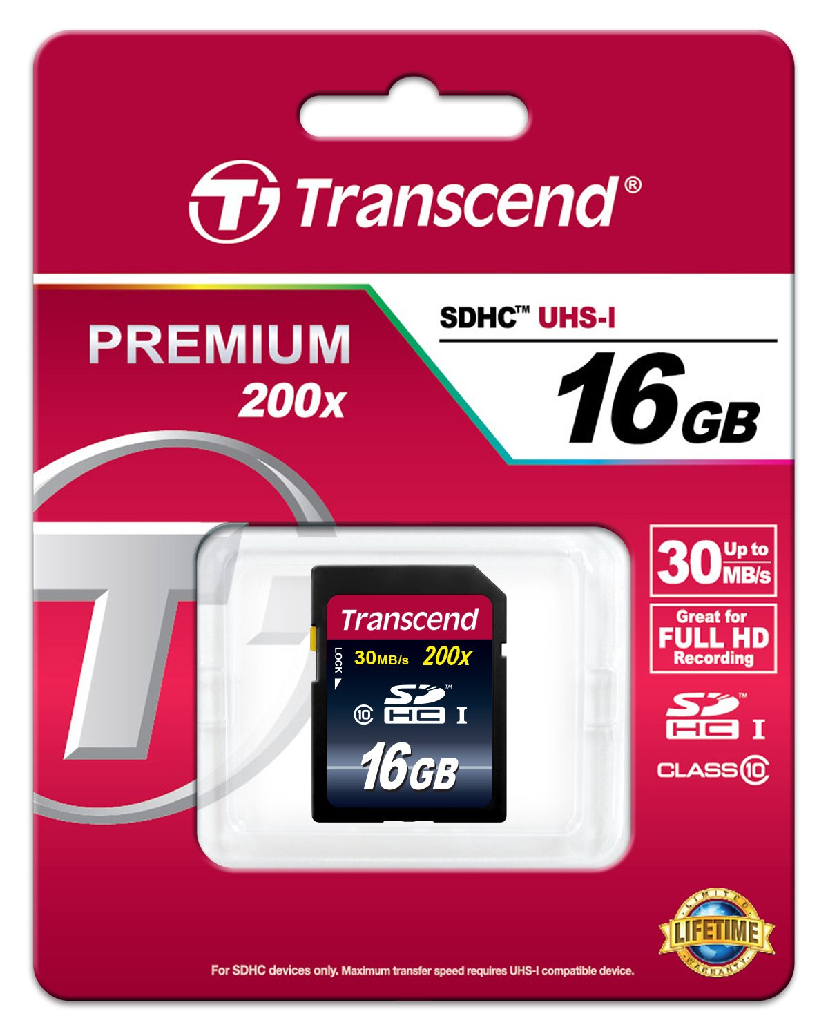 Foto 3 pulgar | Tarjeta De Memoria Transcend Sdhc De 16 Gb, Clase 10, Hasta 30 Mb/s - Venta Internacional.