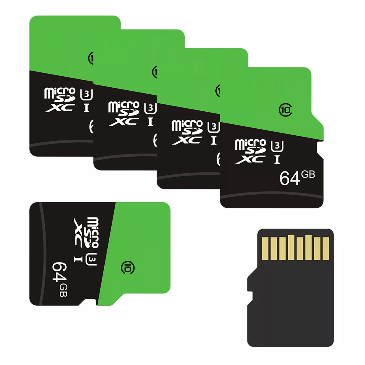 Foto 2 pulgar | Kit De 5 Tarjeta De Memoria,  De 64 Gb 5 Piezas Sd Card Eo Safe Imports Esi-15357 Multicolor