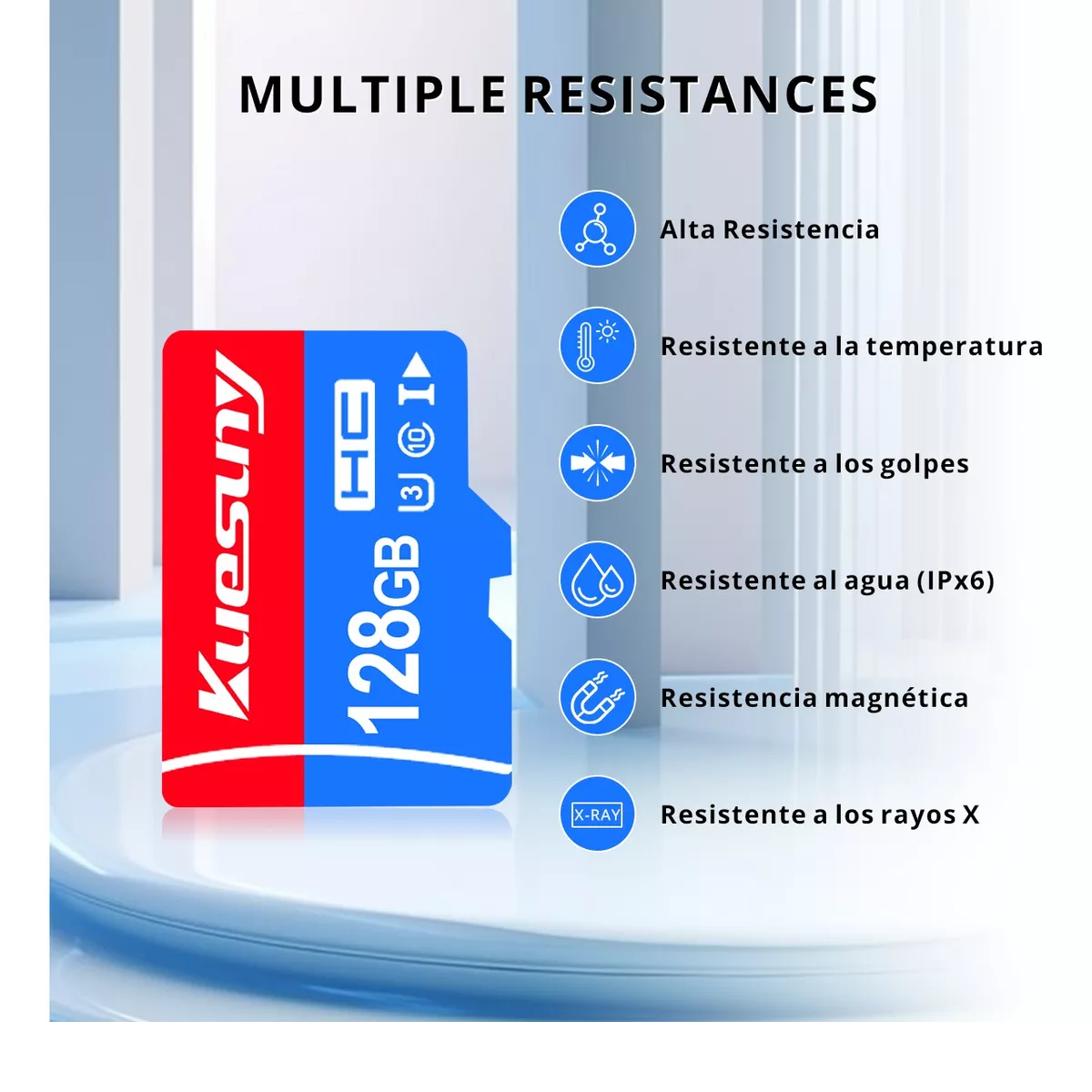 Foto 4 pulgar | Tarjeta De Memoria 128gb Memory Card Tarjeta Tf Card Eo Safe Imports Esi-15363 Multicolor