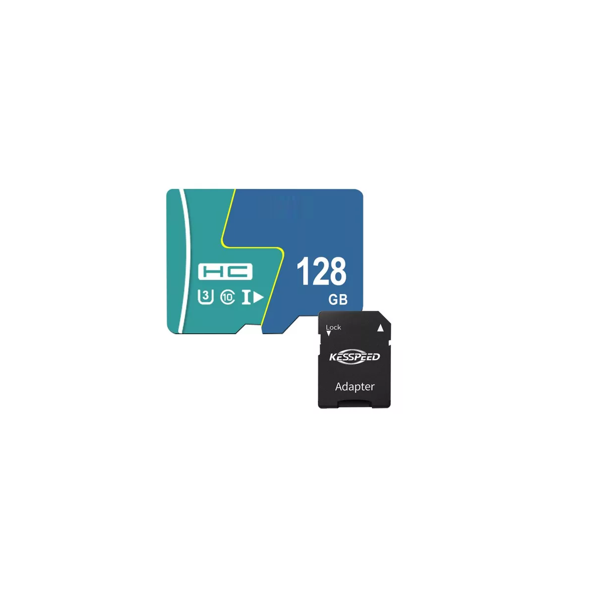 Foto 2 pulgar | Tarjeta De Memoria 128gb Memory Tf Card Memory Sd Adaptador Eo Safe Imports Esi-15362 Negro