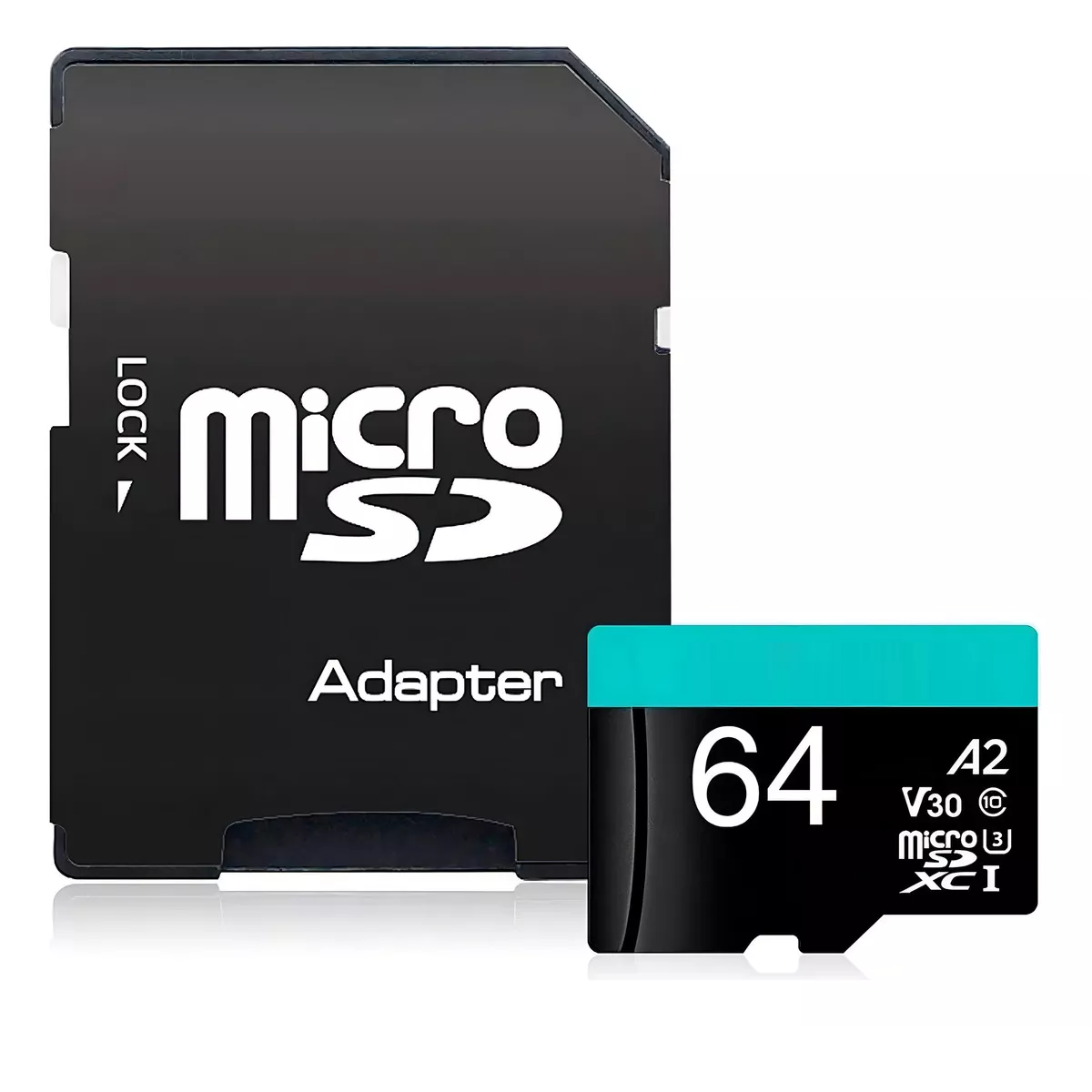 Foto 2 pulgar | Tarjeta De Memoria Con Adaptador Sd 64gb Eo Safe Imports Esi-15360 Negro